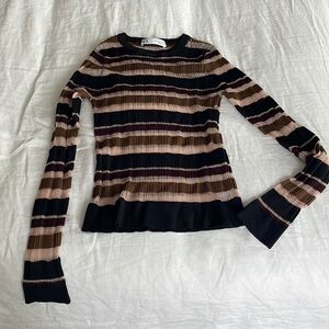 Striped naked style sweater from Zara size S